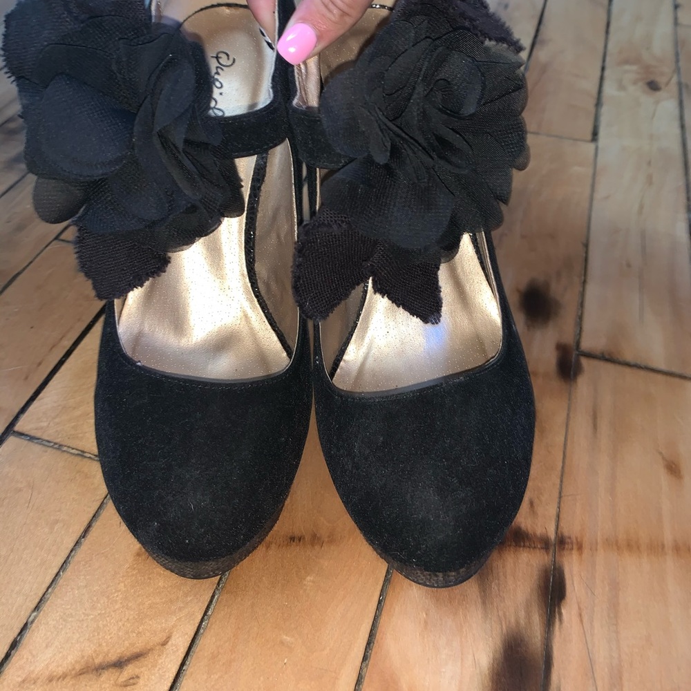 black heels